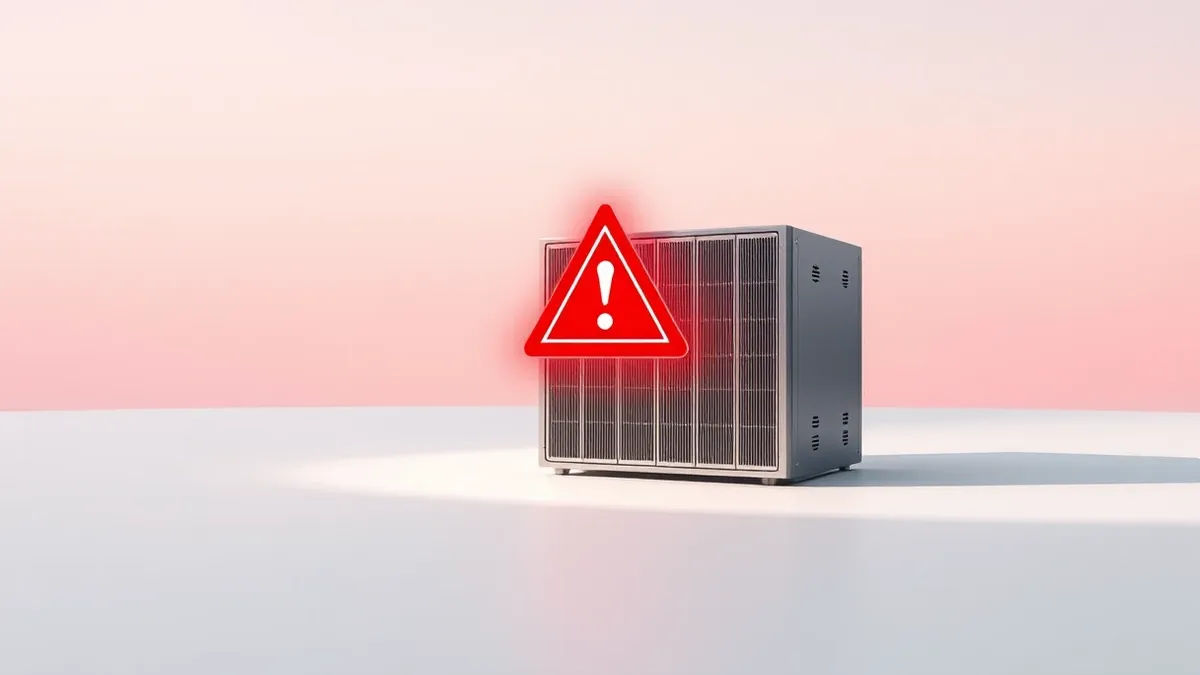 Illustration: A sleek gray server chassis sits isolated on a clean white surface.